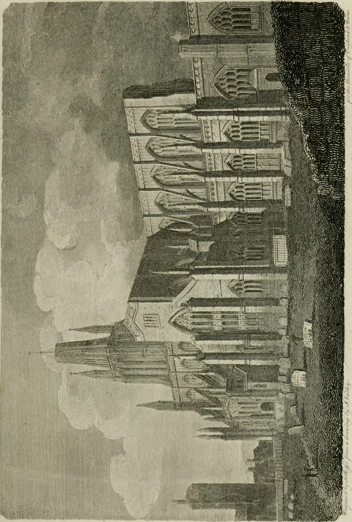 An illustration from The Beauties of England and Wales, or, Delineations, topographical, historical, and descriptive, of each county, 1801, leaf 70
