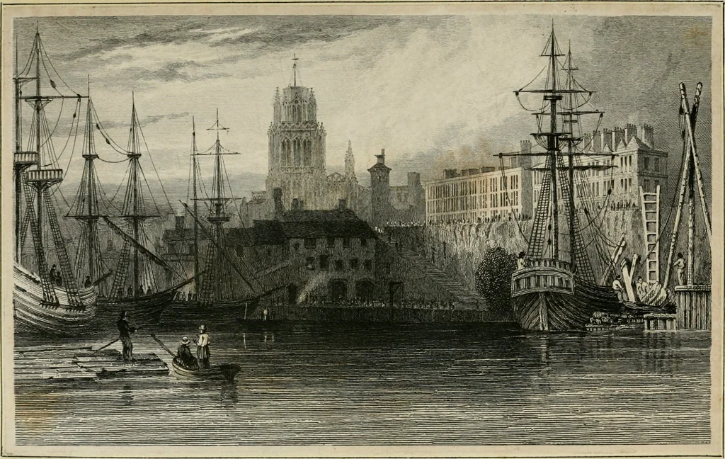 An illustration from The Beauties of England and Wales, or, Delineations, topographical, historical, and descriptive, of each county, 1801, leaf 76