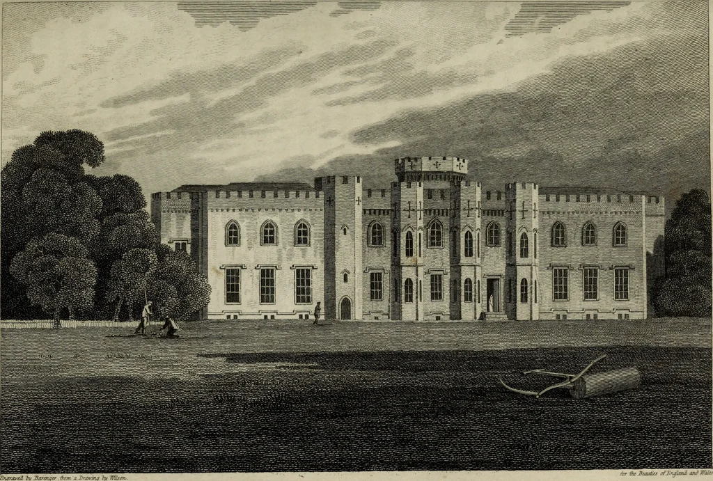 An illustration from The beauties of England and Wales, or, Delineations, topographical, historical, and descriptive, of each county, 1801, leaf 656