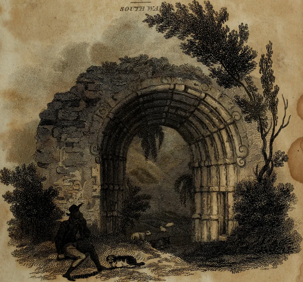 An illustration from The beauties of England and Wales, or, Delineations, topographical, historical, and descriptive, of each county, 1801, leaf 8