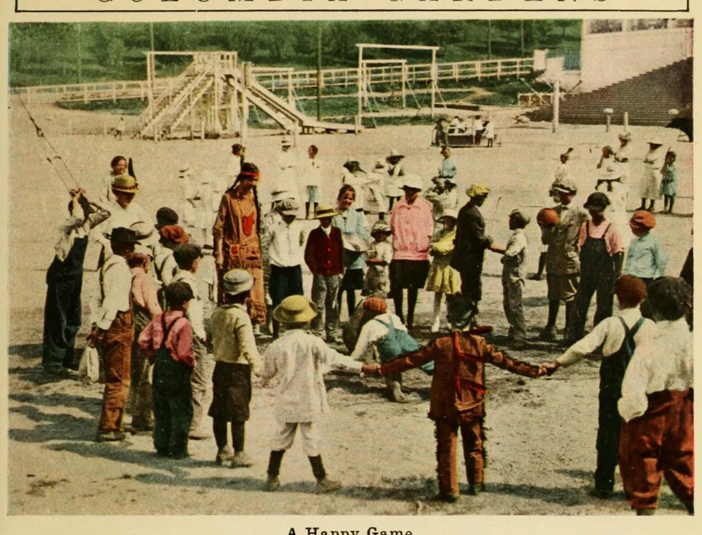 An illustration from Beautiful Columbia Gardens : the far-famed pleasure resort of Butte, leaf 11