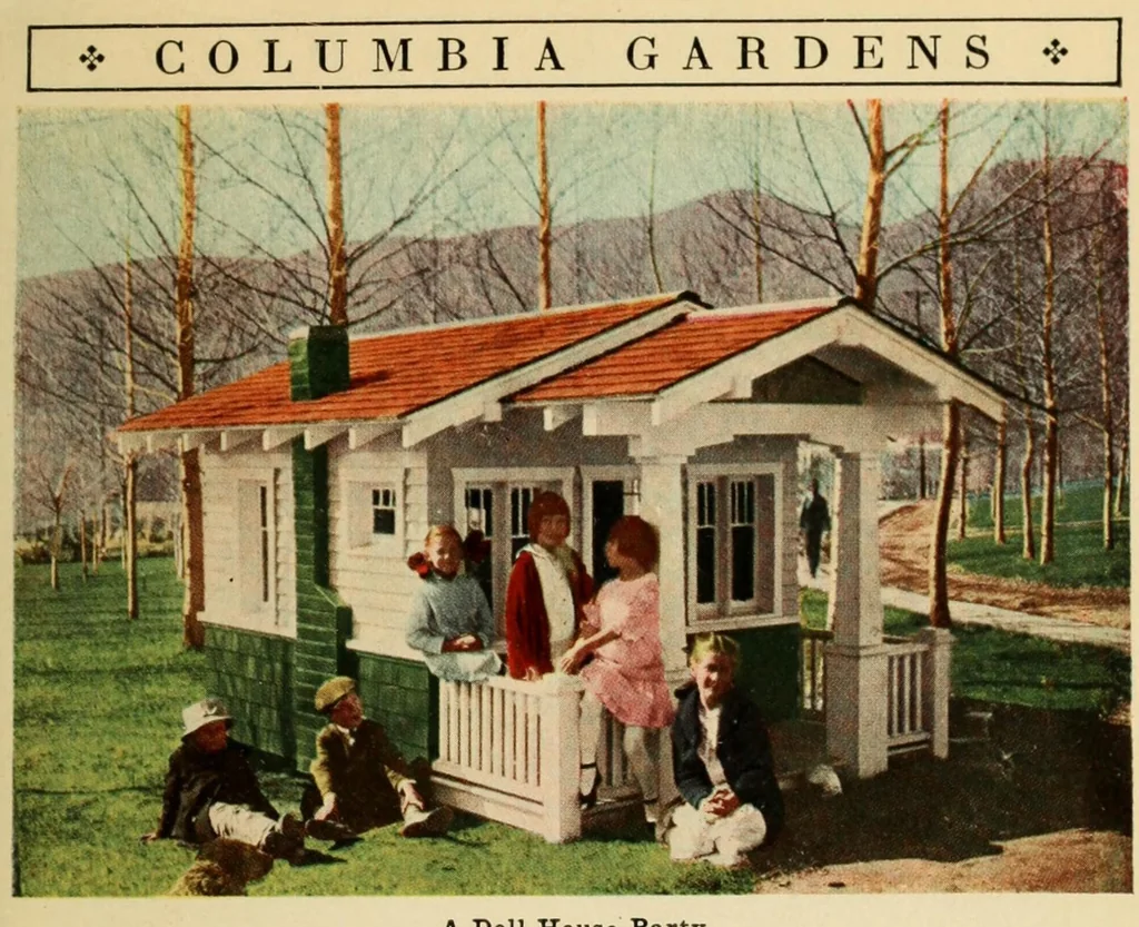An illustration from Beautiful Columbia Gardens : the far-famed pleasure resort of Butte, leaf 15