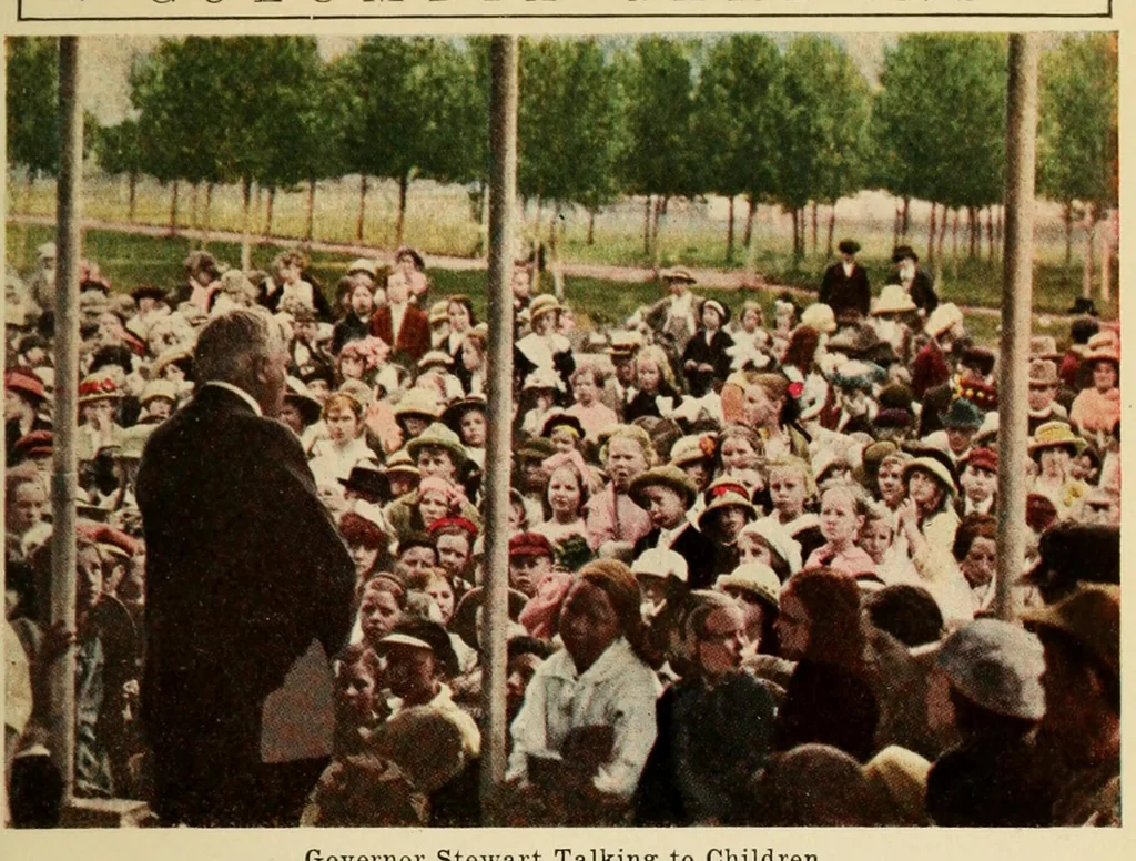 An illustration from Beautiful Columbia Gardens : the far-famed pleasure resort of Butte, leaf 21