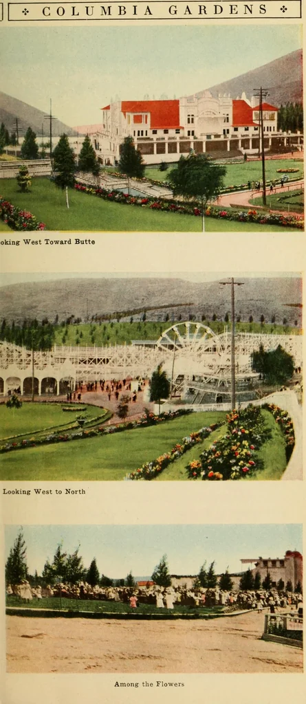 An illustration from Beautiful Columbia Gardens : the far-famed pleasure resort of Butte, leaf 23