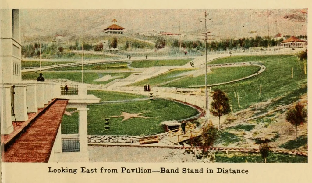 An illustration from Beautiful Columbia Gardens : the far-famed pleasure resort of Butte, leaf 7