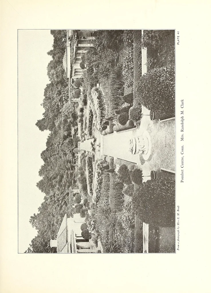 An illustration from Beautiful gardens in America, 1915, leaf 125