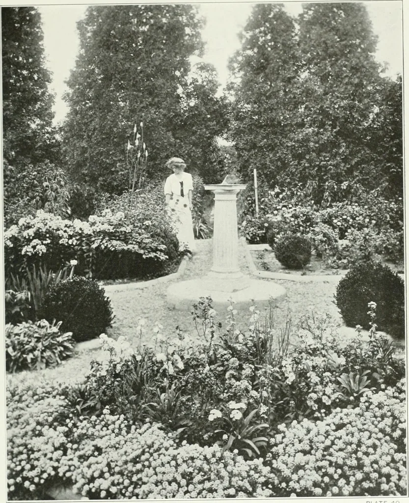 An illustration from Beautiful gardens in America, 1915, leaf 118