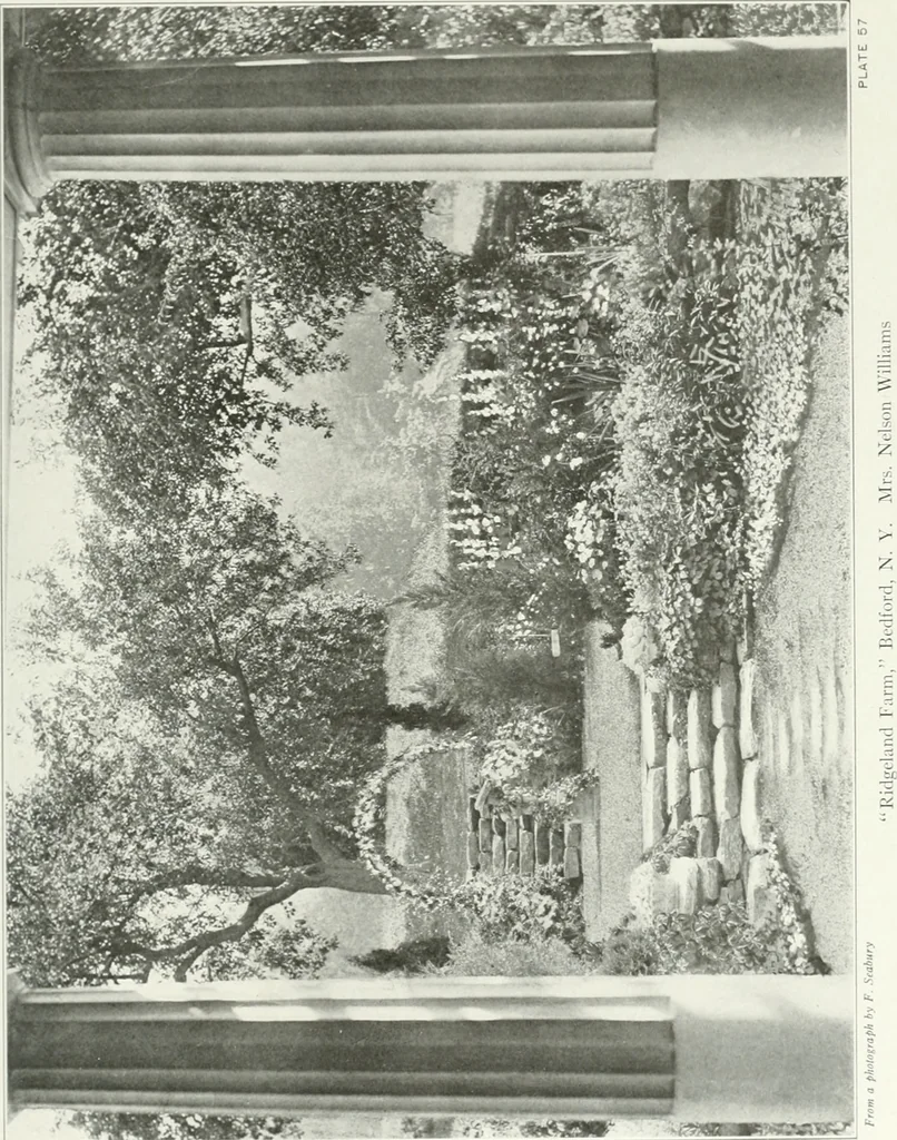 An illustration from Beautiful gardens in America, 1915, leaf 152