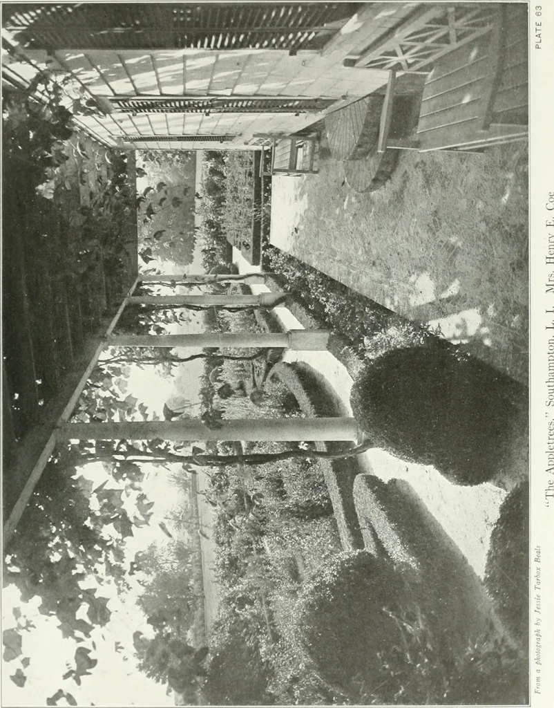 An illustration from Beautiful gardens in America, 1915, leaf 168