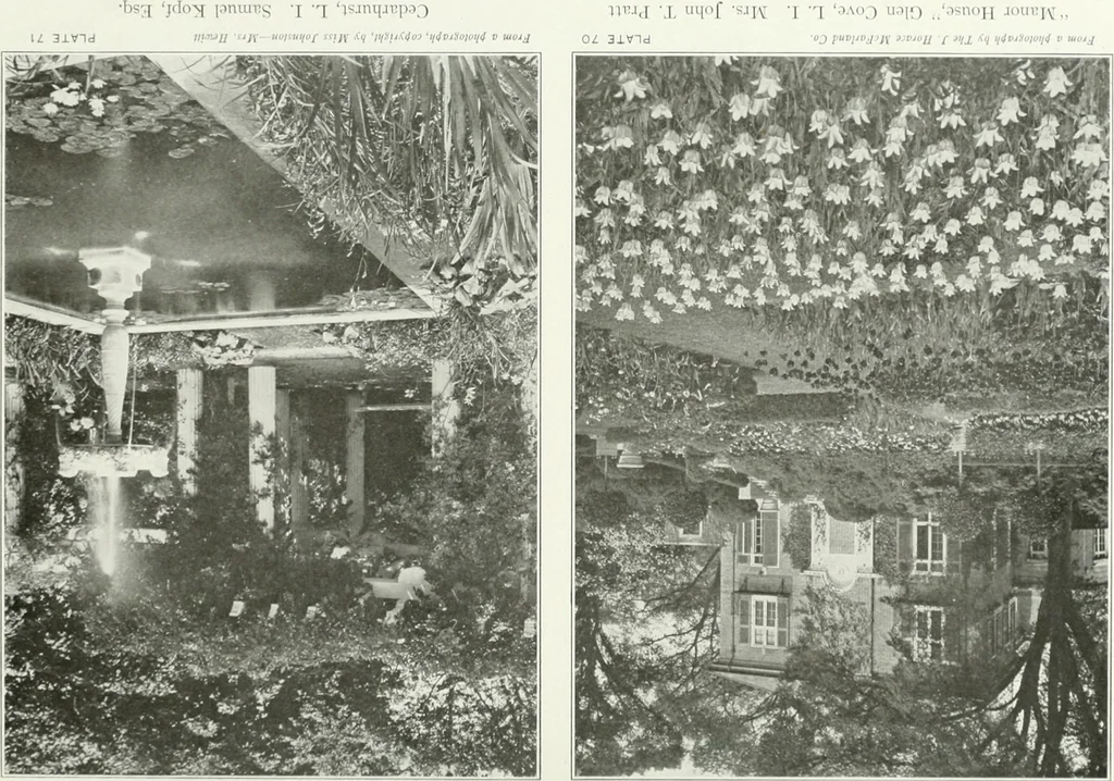 An illustration from Beautiful gardens in America, 1915, leaf 178