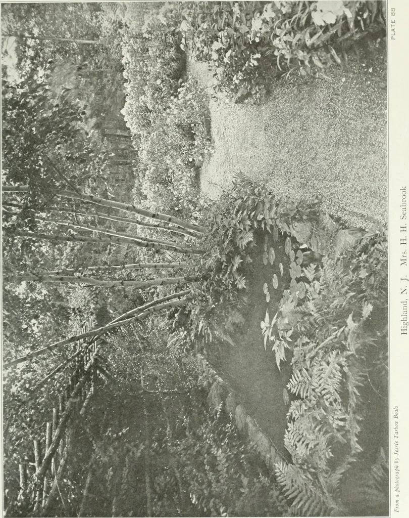 An illustration from Beautiful gardens in America, 1915, leaf 216