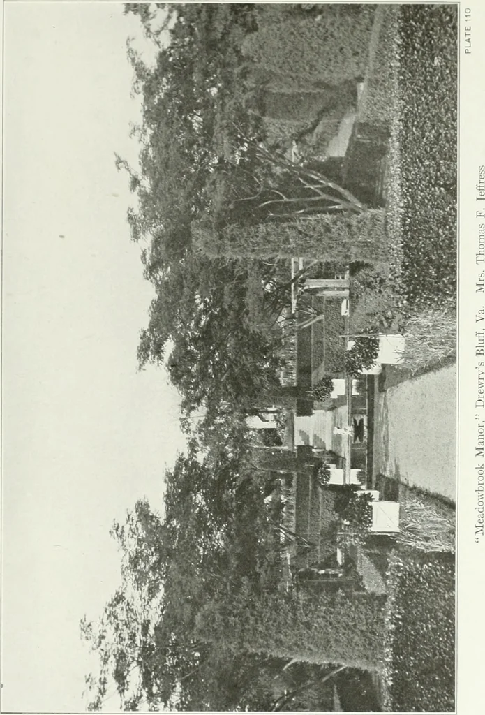 An illustration from Beautiful gardens in America, 1915, leaf 264