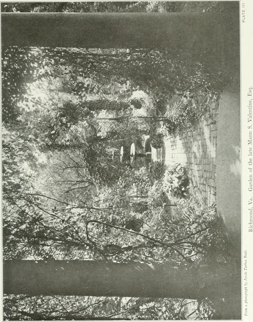 An illustration from Beautiful gardens in America, 1915, leaf 266