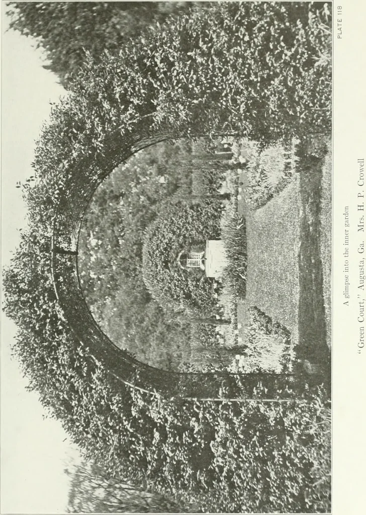 An illustration from Beautiful gardens in America, 1915, leaf 284