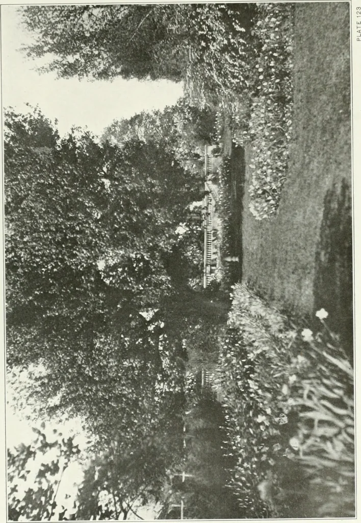An illustration from Beautiful gardens in America, 1915, leaf 296