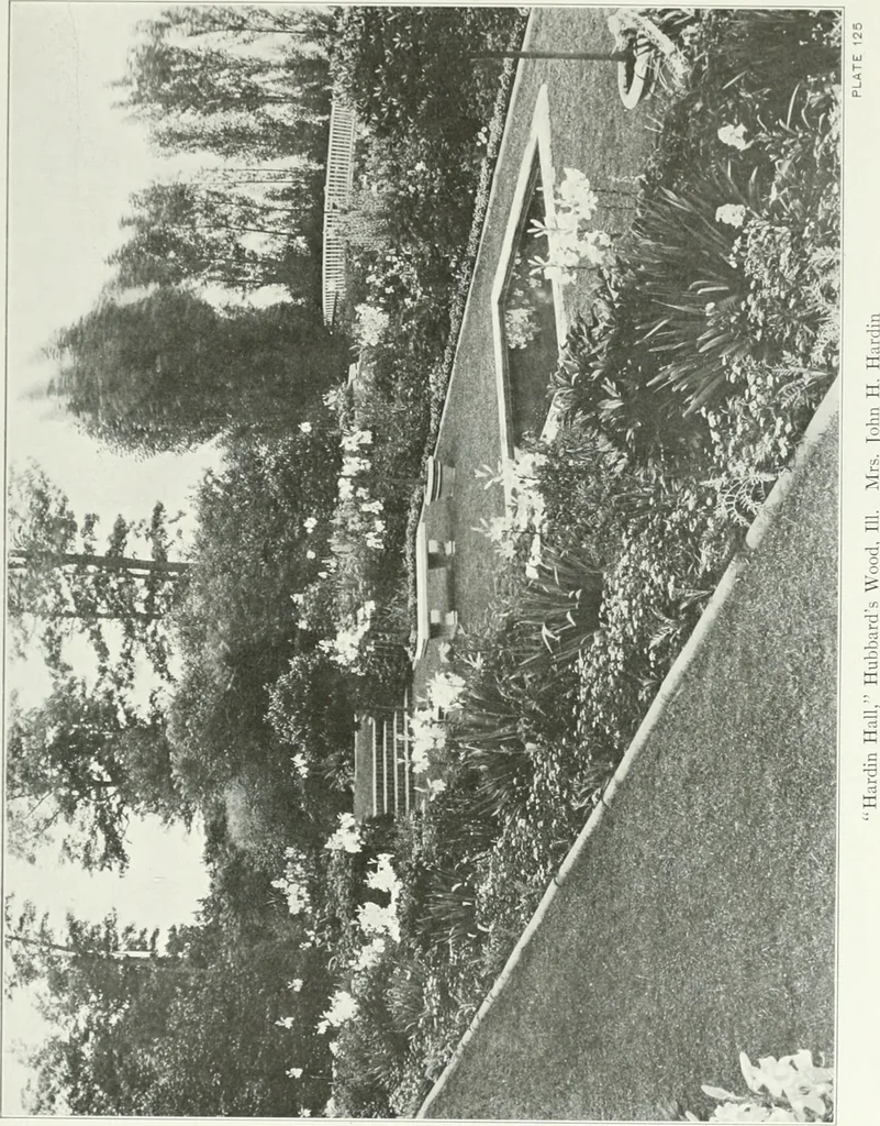 An illustration from Beautiful gardens in America, 1915, leaf 304