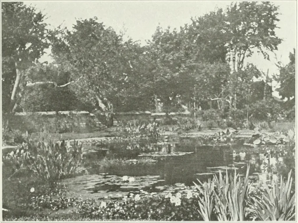 An illustration from Beautiful gardens in America, 1915, leaf 316