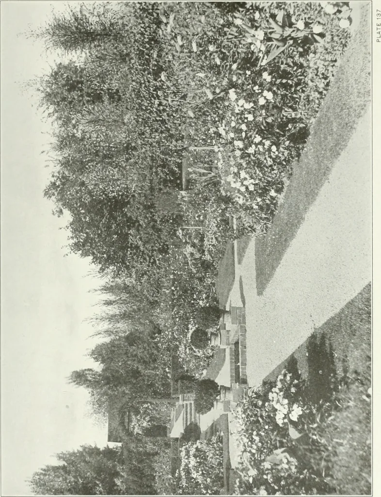 An illustration from Beautiful gardens in America, 1915, leaf 324