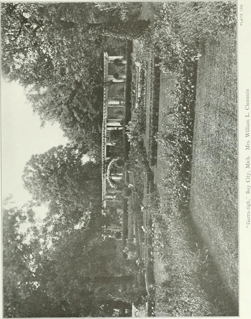 An illustration from Beautiful gardens in America, 1915, leaf 326