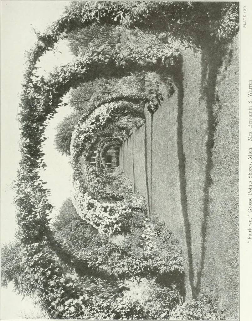 An illustration from Beautiful gardens in America, 1915, leaf 328