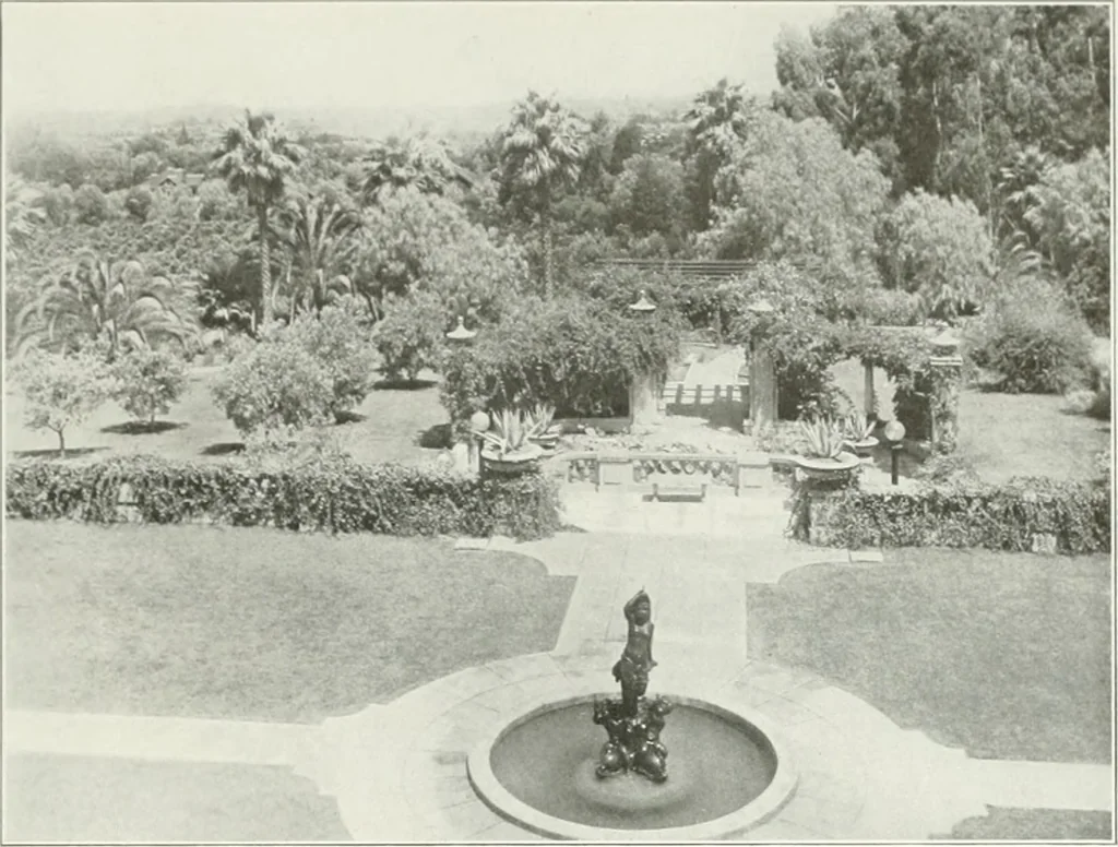 An illustration from Beautiful gardens in America, 1915, leaf 340