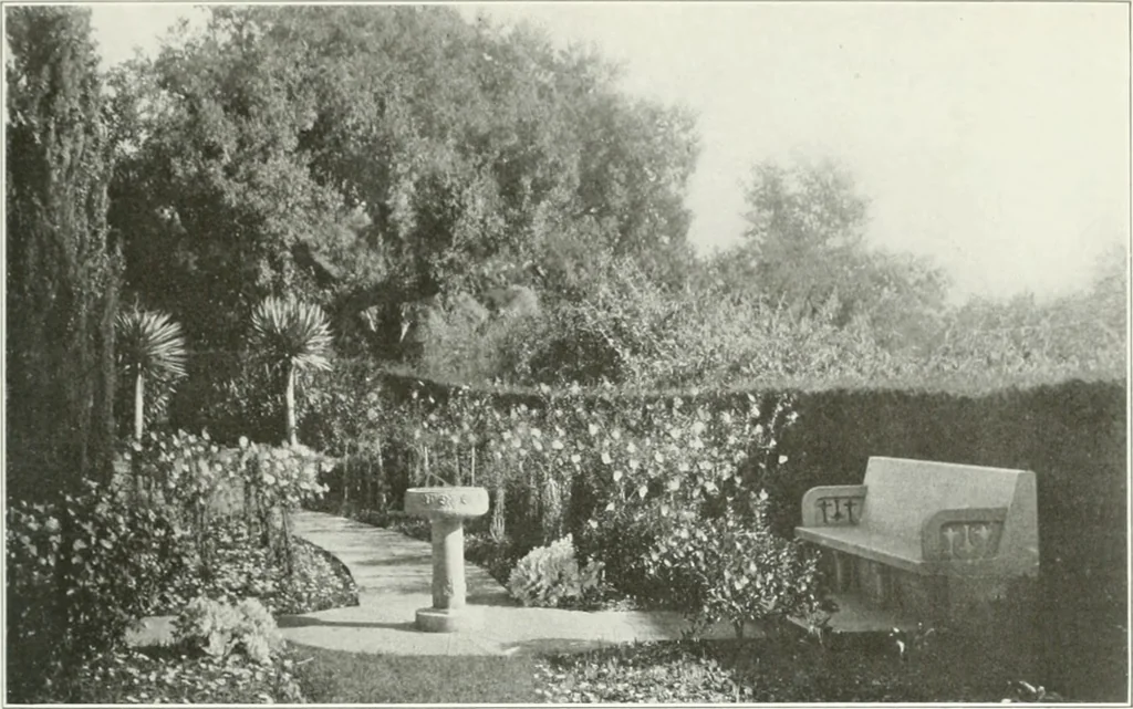 An illustration from Beautiful gardens in America, 1915, leaf 346