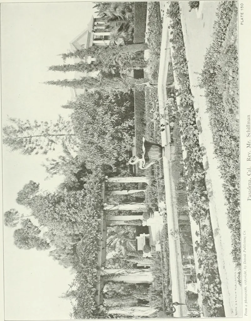 An illustration from Beautiful gardens in America, 1915, leaf 348