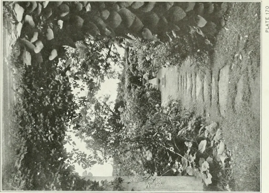 An illustration from Beautiful gardens in America, 1915, leaf 384