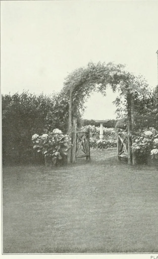 An illustration from Beautiful gardens in America, 1915, leaf 388