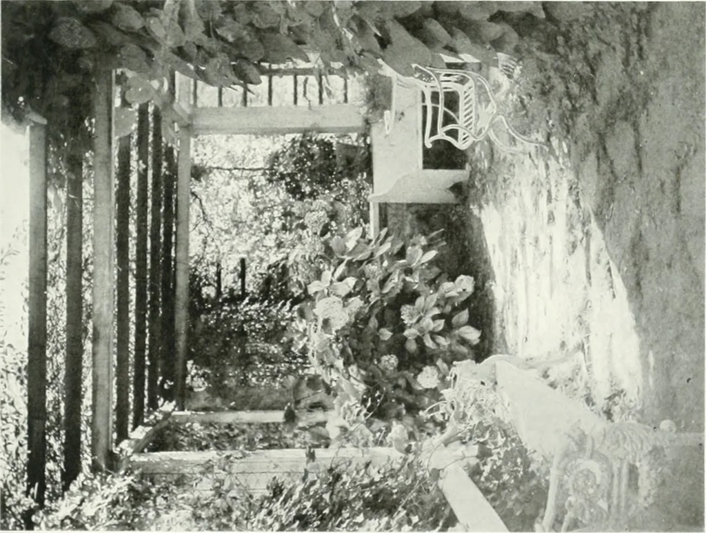 An illustration from Beautiful gardens in America, 1915, leaf 48