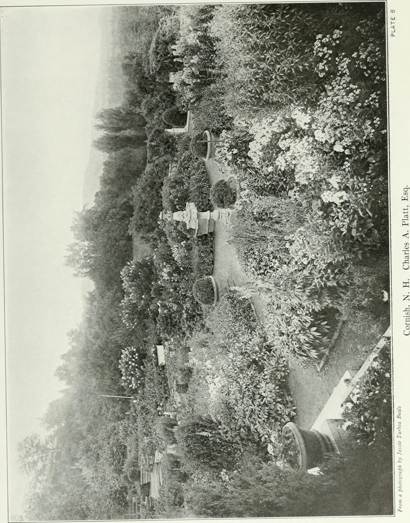 An illustration from Beautiful gardens in America, 1915, leaf 52