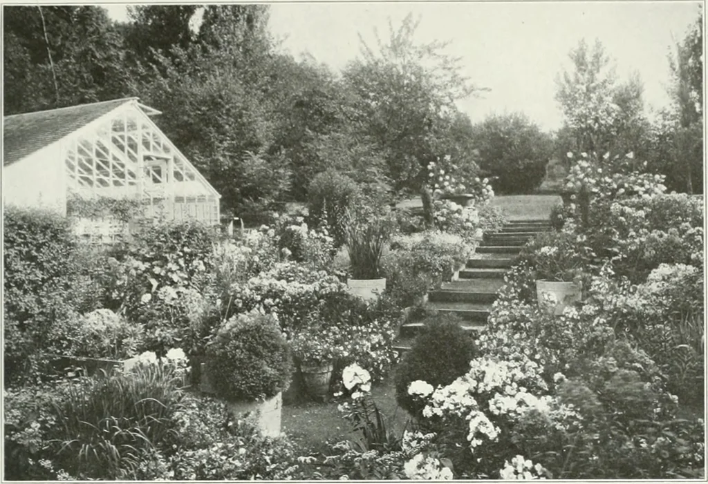 An illustration from Beautiful gardens in America, 1915, leaf 54