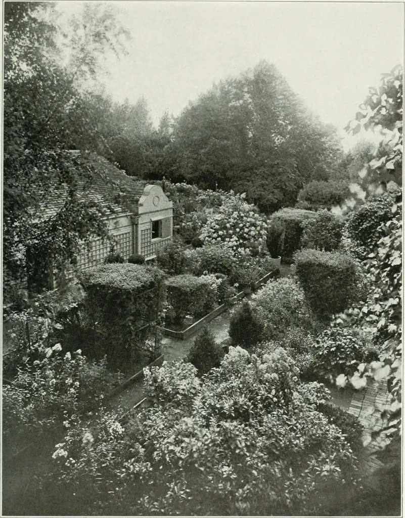 An illustration from Beautiful gardens in America, 1915, leaf 56