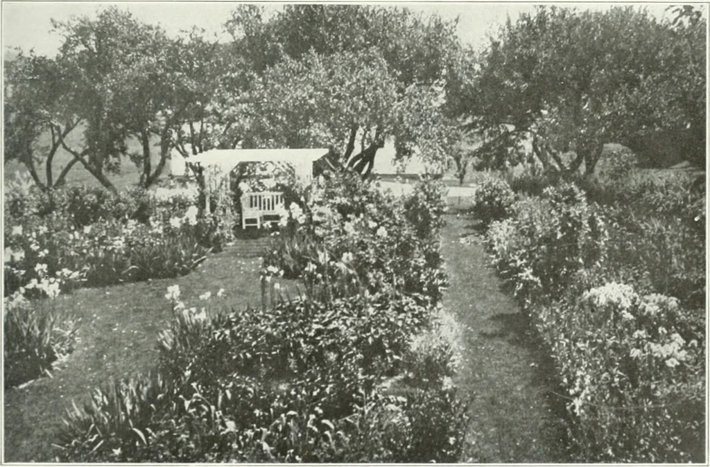 An illustration from Beautiful gardens in America, 1915, leaf 58