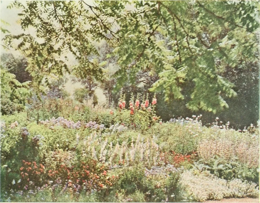 An illustration from Beautiful gardens in America, 1915, leaf 66