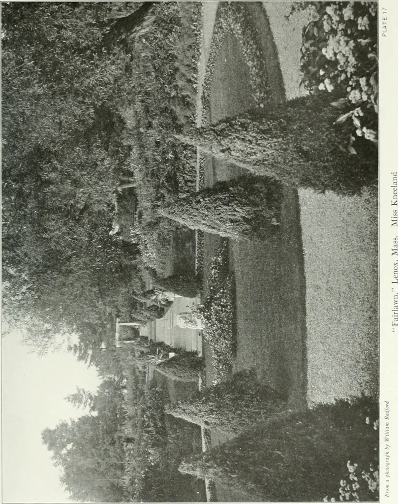 An illustration from Beautiful gardens in America, 1915, leaf 76