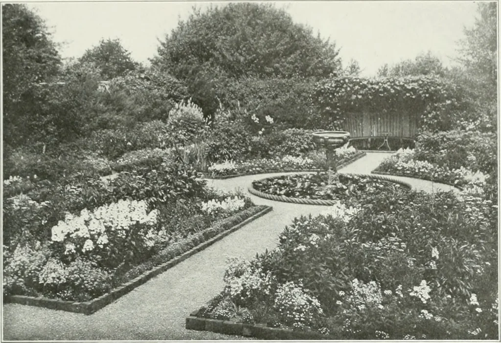 An illustration from Beautiful gardens in America, 1915, leaf 86