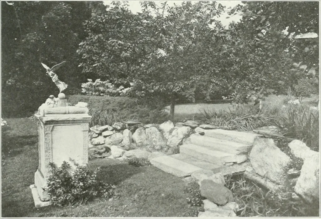 An illustration from Beautiful gardens in America, 1915, leaf 86
