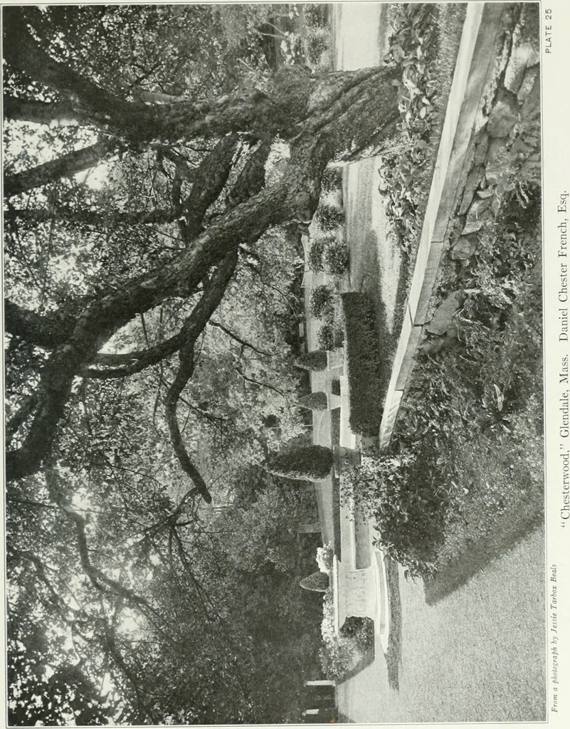 An illustration from Beautiful gardens in America, 1915, leaf 88