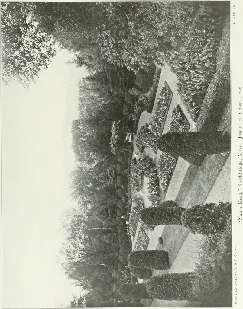 An illustration from Beautiful gardens in America, 1915, leaf 94