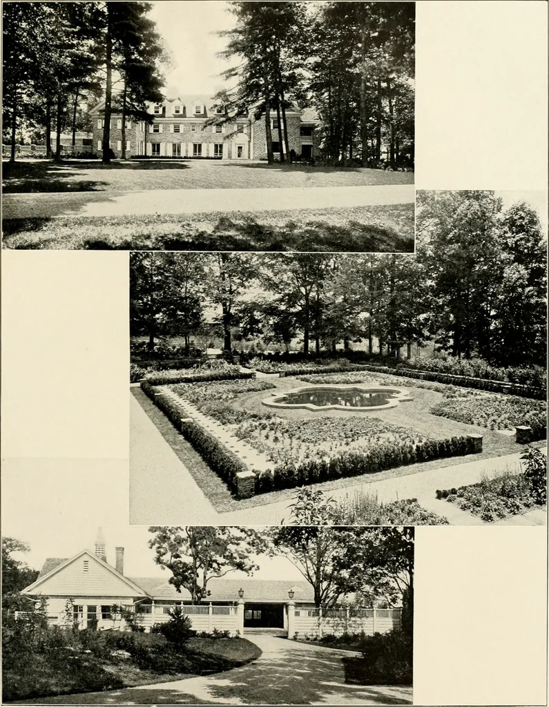 An illustration from Beautiful homes of Morris County and northern New Jersey : containing photographic reproductions ... with a brief description from colonial days to the present time, 1900, leaf 100