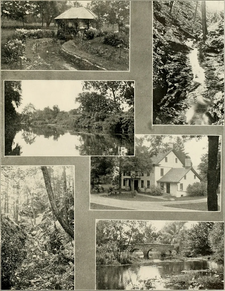 An illustration from Beautiful homes of Morris County and northern New Jersey : containing photographic reproductions ... with a brief description from colonial days to the present time, 1900, leaf 104
