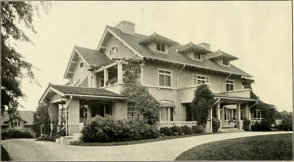 An illustration from Beautiful homes of Morris County and northern New Jersey : containing photographic reproductions ... with a brief description from colonial days to the present time, 1900, leaf 107