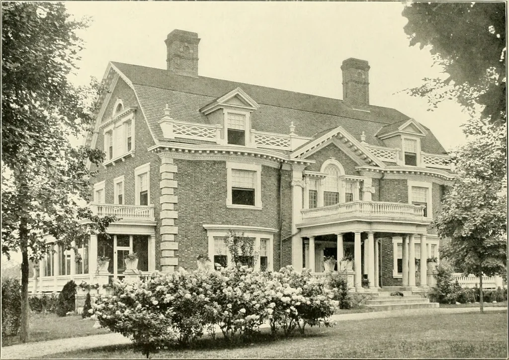 An illustration from Beautiful homes of Morris County and northern New Jersey : containing photographic reproductions ... with a brief description from colonial days to the present time, 1900, leaf 107