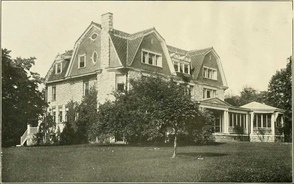 An illustration from Beautiful homes of Morris County and northern New Jersey : containing photographic reproductions ... with a brief description from colonial days to the present time, 1900, leaf 109