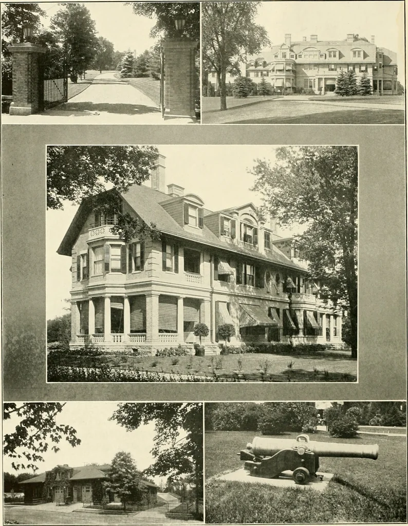 An illustration from Beautiful homes of Morris County and northern New Jersey : containing photographic reproductions ... with a brief description from colonial days to the present time, 1900, leaf 11