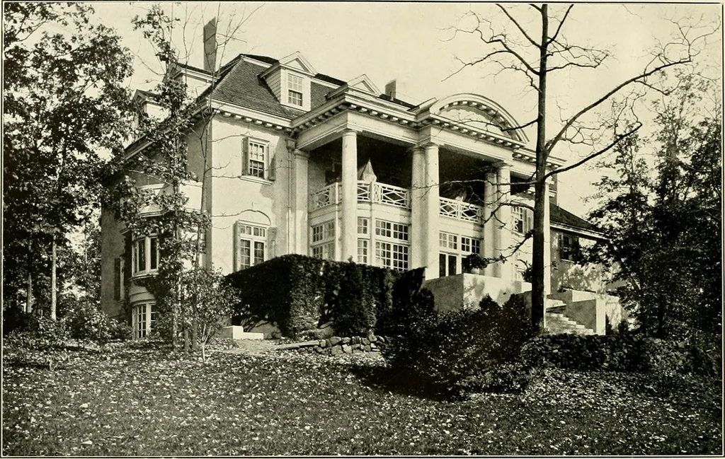 An illustration from Beautiful homes of Morris County and northern New Jersey : containing photographic reproductions ... with a brief description from colonial days to the present time, 1900, leaf 111