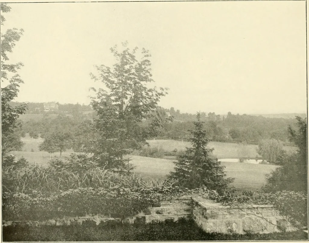 An illustration from Beautiful homes of Morris County and northern New Jersey : containing photographic reproductions ... with a brief description from colonial days to the present time, 1900, leaf 15
