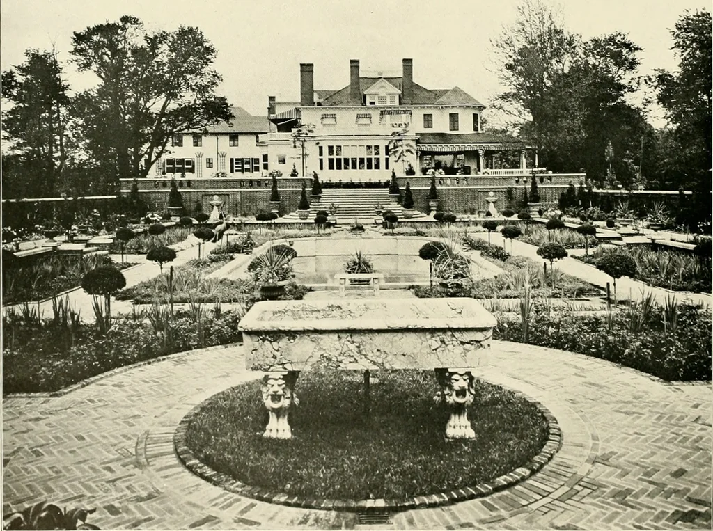 An illustration from Beautiful homes of Morris County and northern New Jersey : containing photographic reproductions ... with a brief description from colonial days to the present time, 1900, leaf 21