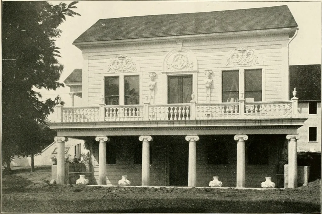An illustration from Beautiful homes of Morris County and northern New Jersey : containing photographic reproductions ... with a brief description from colonial days to the present time, 1900, leaf 24